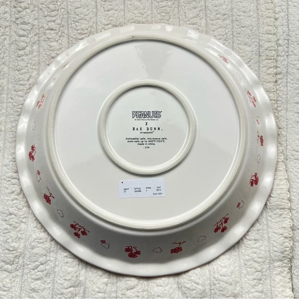 Rae Dunn Snoopy Peanuts Baking Dish
